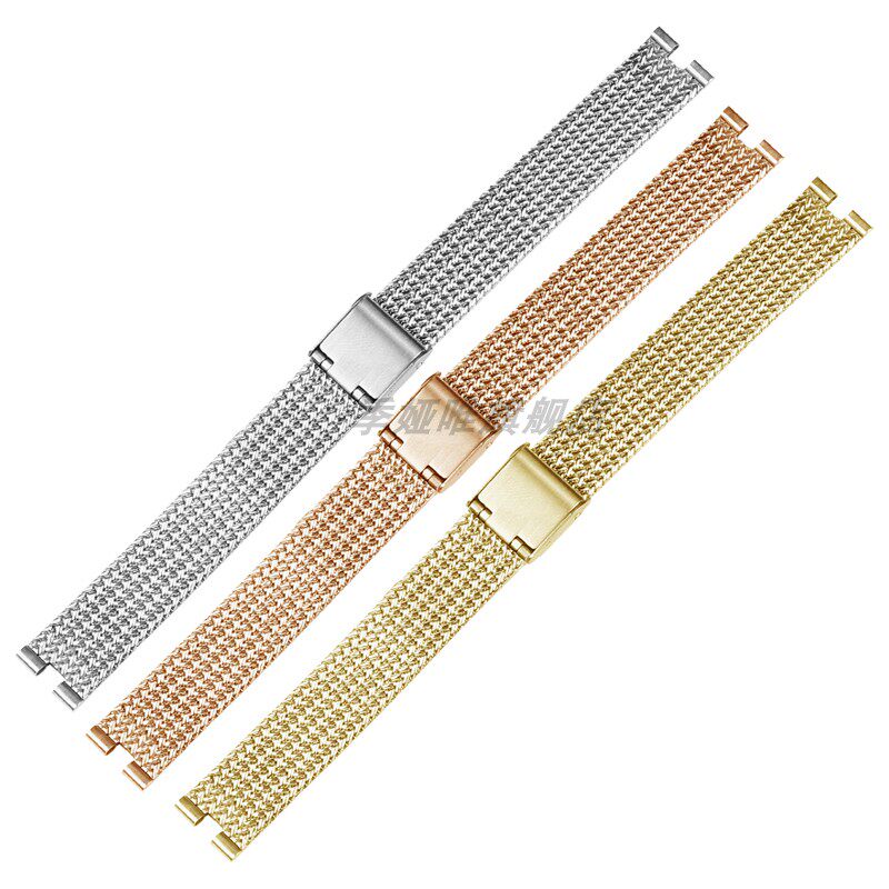 gucci手表带女ya141505精钢表链 季娅唯配件