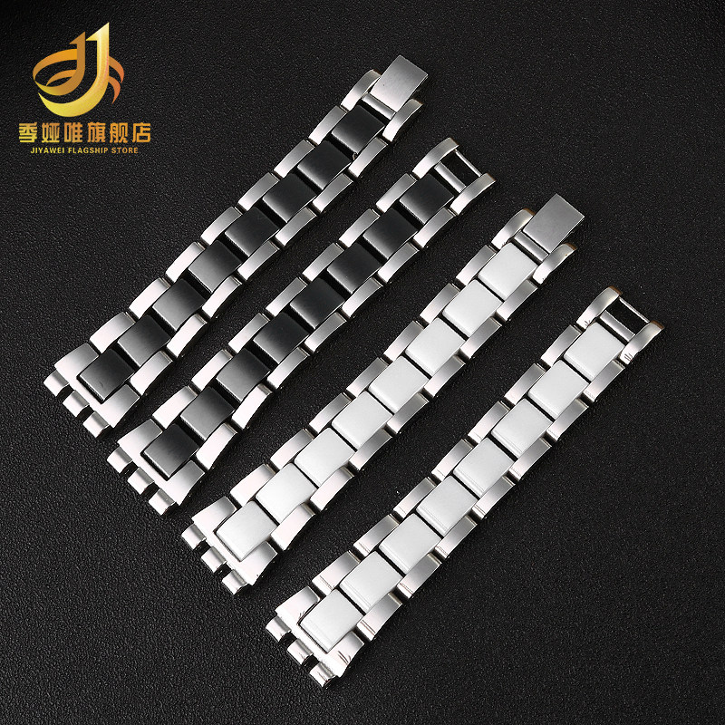 钢带适配swatch ygs749g间陶瓷表带 季娅唯配件