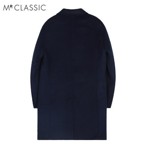 mrclassic百家好男装毛呢大衣羊毛外套韩版时尚潮流休闲CSCA710C