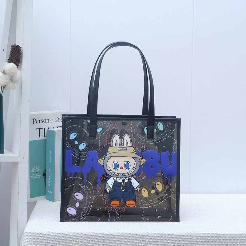 尚盈@小春野labubu卡通款大容量防水沙滩游泳包上班手提果冻包,淘宝优惠券,粉丝福利购,淘宝优惠卷