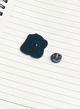 情侣小熊胸针合金徽章包包装饰