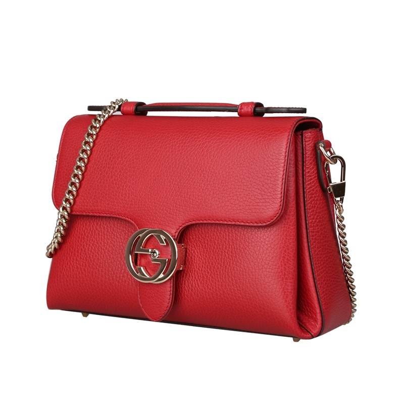 gucci /古驰女士大号牛皮斜挎包 BAC海外女士包袋