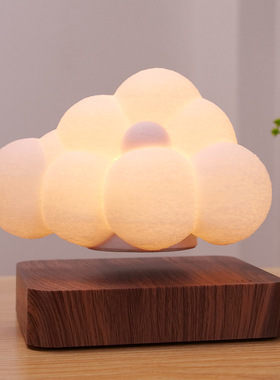新品磁悬浮云朵灯氛围睡眠灯创意桌面家居反重力商务办公摆件