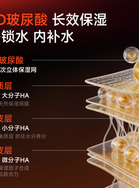ga4d玻尿酸面膜套装男士专用