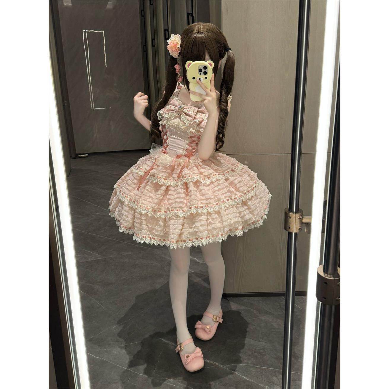 韩菇凉~原创设计Lolita洋装小众jsk吊带连衣裙女夏季,淘宝优惠券,粉丝福利购,淘宝优惠卷