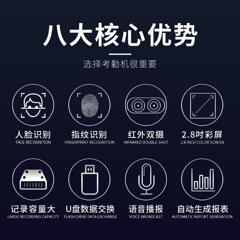 【赠运费险】爱宝168人脸识别门禁机 红伟数码考勤门禁