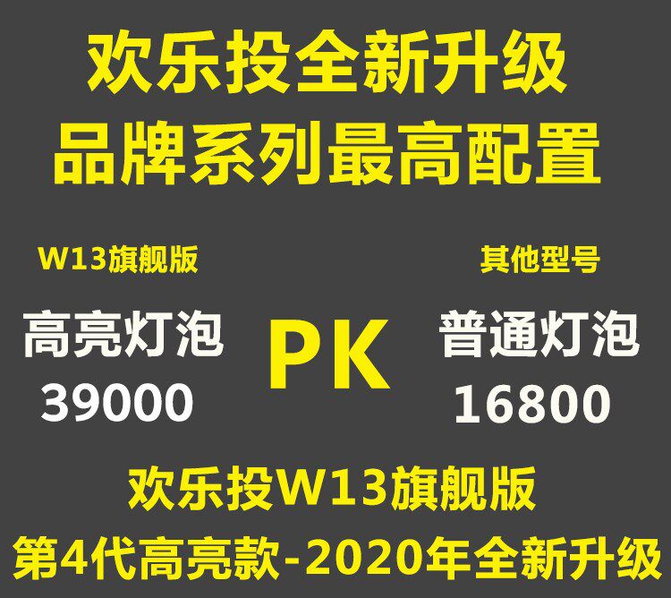 家用小型便携式高清4k无线连投影仪 红伟数码投影机
