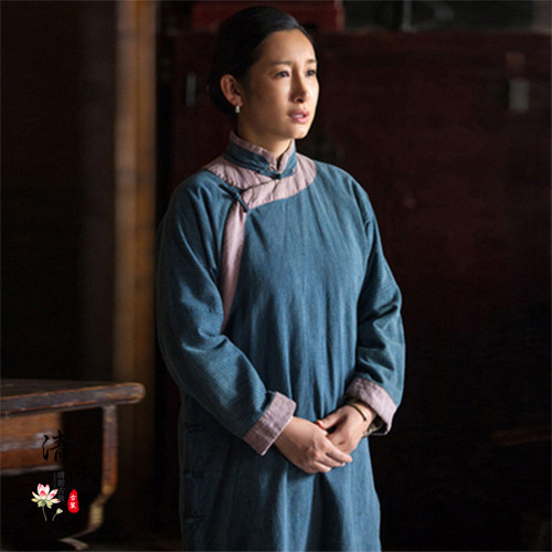 影视古装白鹿原同款古装民国女装丫鬟服村姑棉麻古装农民服演出服 - 图2