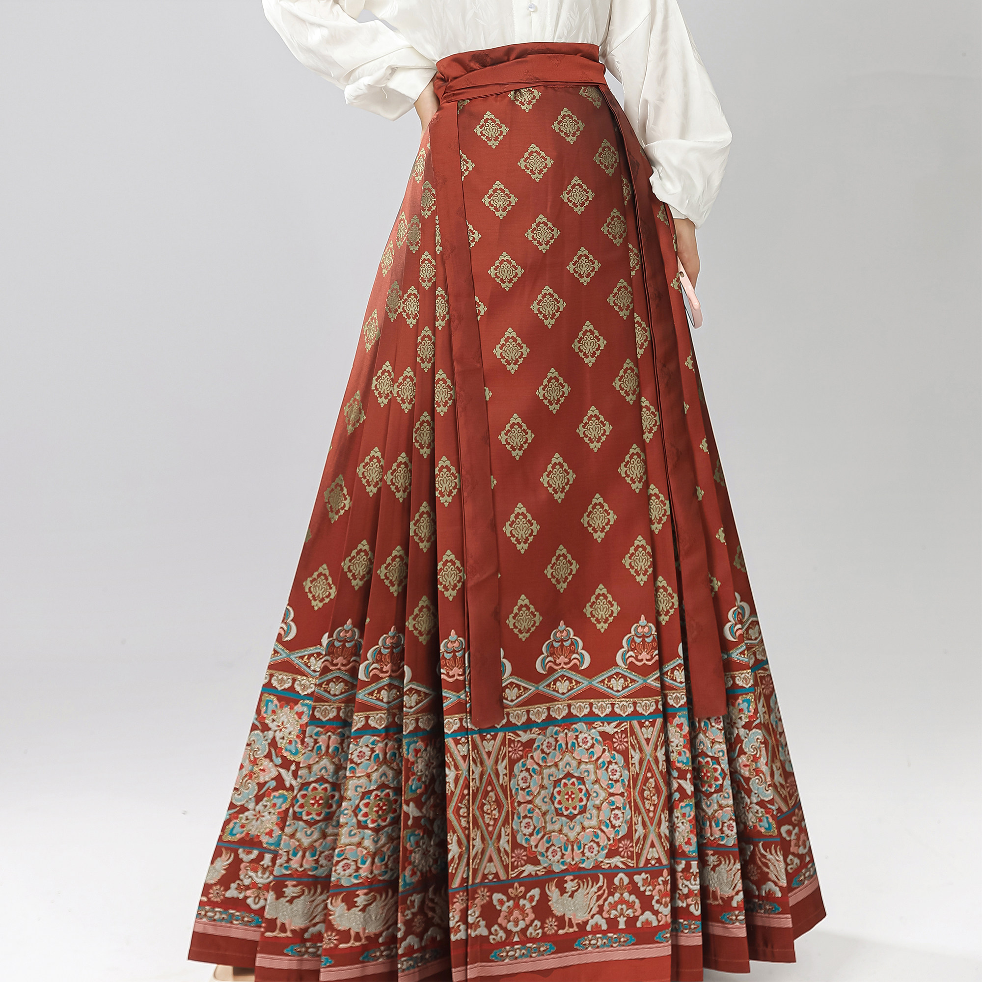 素羽华裳明制汉服女马面裙仿妆花织金飞机袖上衣秋冬【清仓合集】,淘宝优惠券,粉丝福利购,淘宝优惠卷