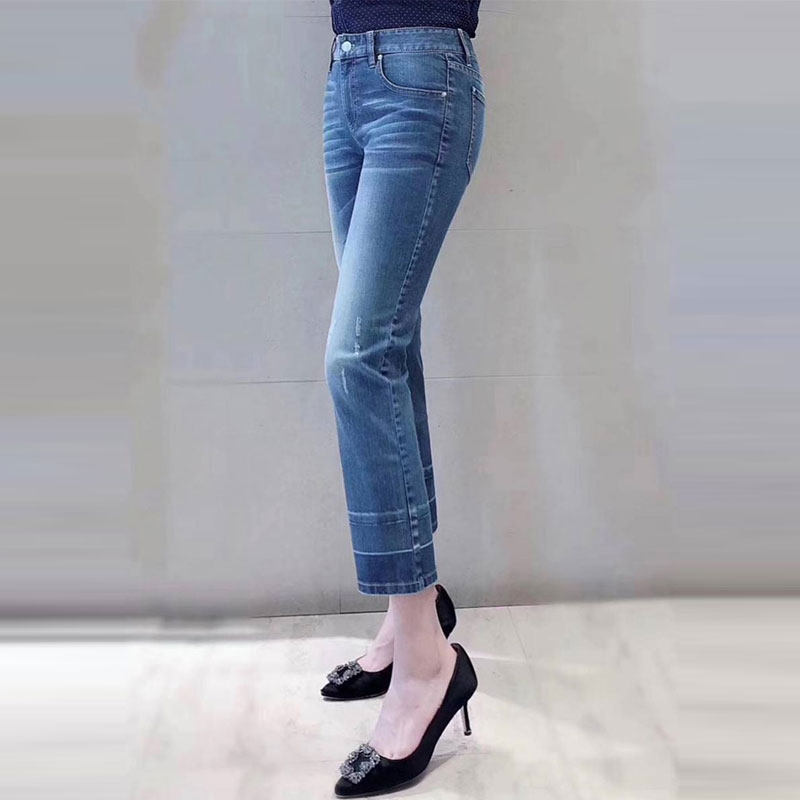 阿玛施旗舰店官网2020夏季牛仔裤 范芙熙牛仔裤