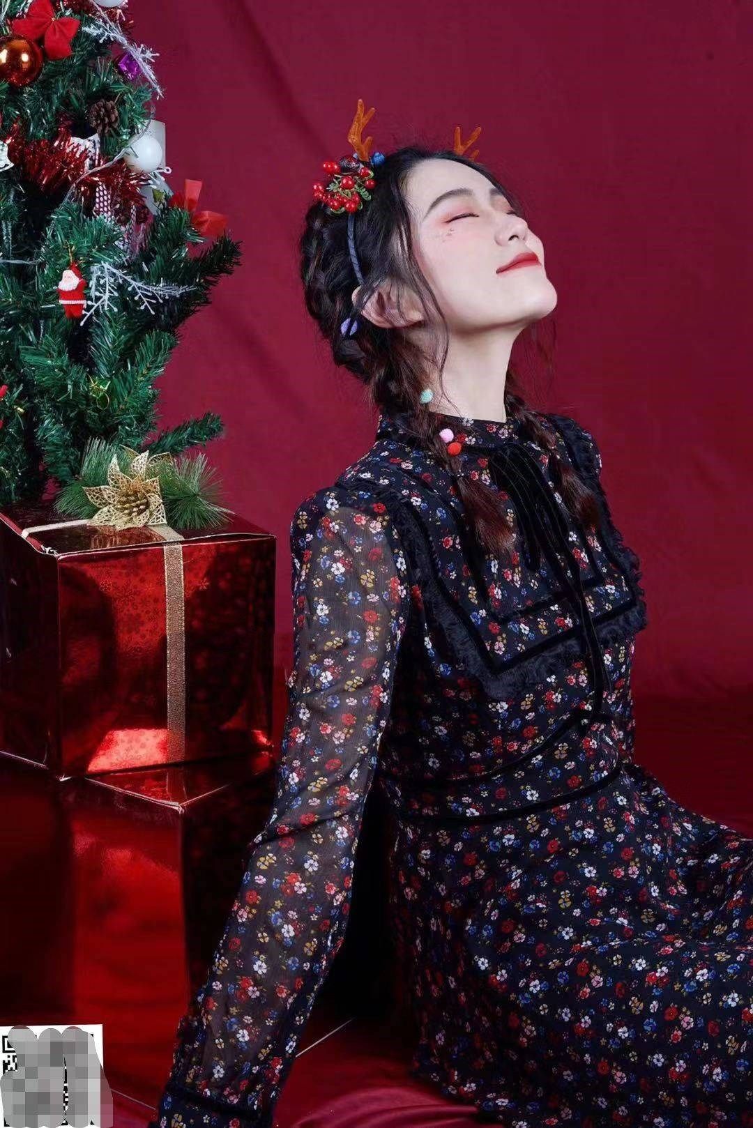 阿玛施官网旗舰店2020秋新款连衣裙 范芙熙连衣裙