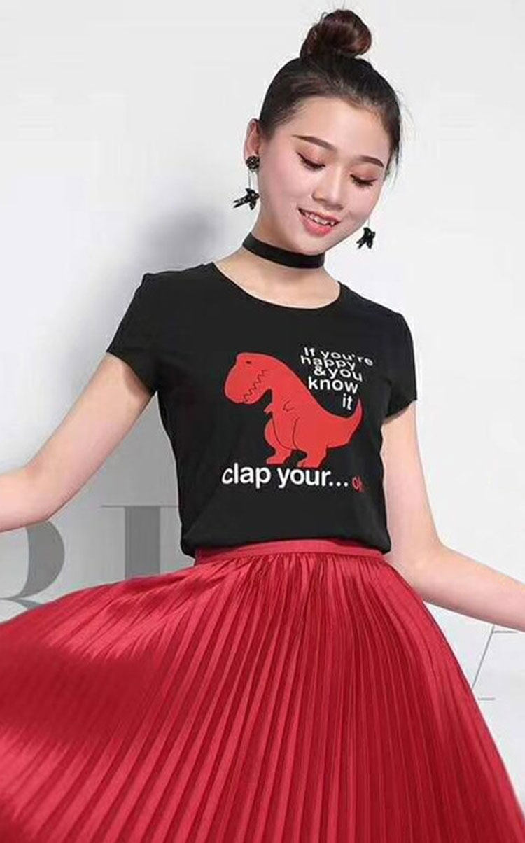 阿玛施旗舰店官网2020夏季新款t恤 范芙熙T恤