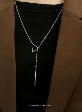 日韩简约三角项链女时尚百搭