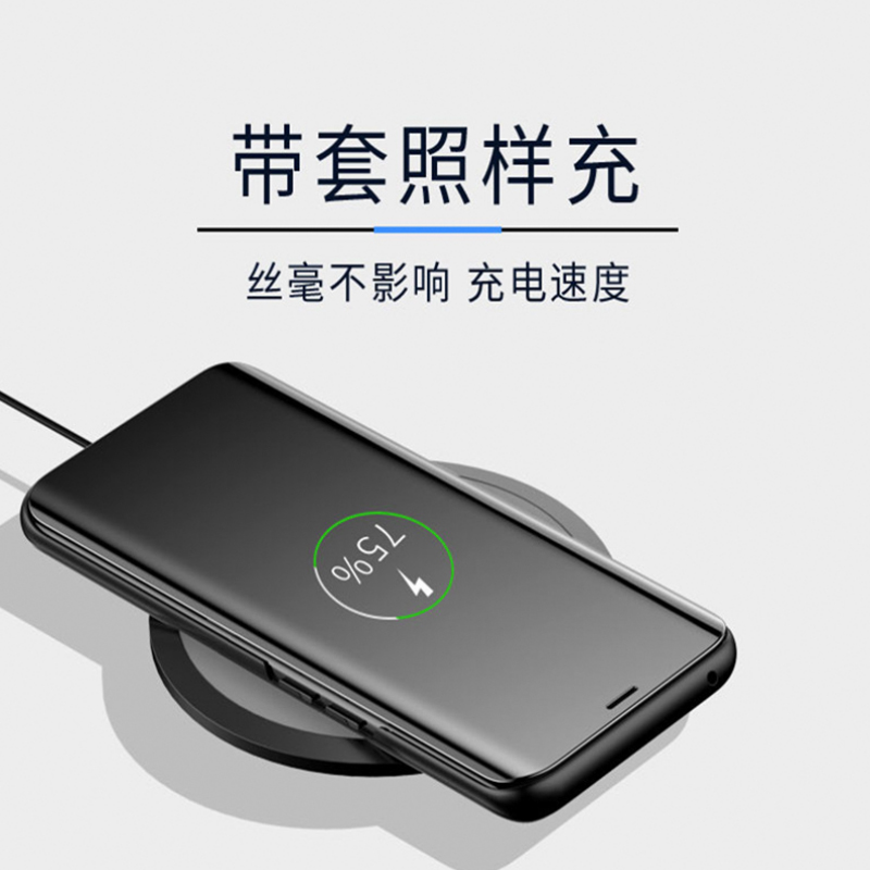 适用于小米13Tpro手机壳小米POCO F5 PRO 5G新款翻盖镜面智能xiaomi保护套皮套13Tpro全包12t防摔13t外壳男女 - 图1