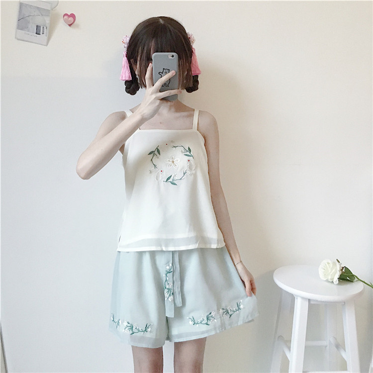 中国风古装夏季仙气飘逸学生汉服 琉璃梦民族服装/舞台装