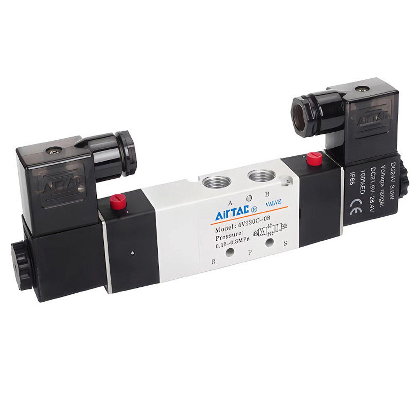 亚德客电磁阀4V130C06B 330C10 230C06A 430C15DC24V220V中位封闭,淘宝优惠券,粉丝福利购,淘宝优惠卷