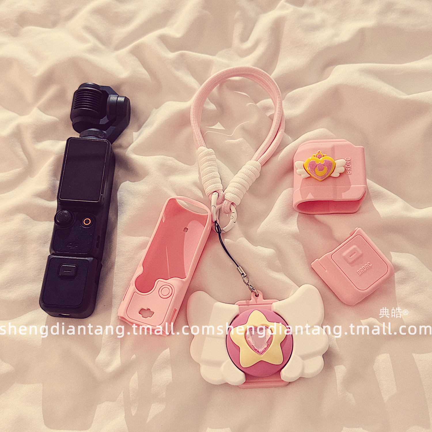 ins美少女魔法棒适用大疆pocket3保护壳挂绳可爱机身硅胶套显示屏云台镜头保护盖相机手柄保护套配件2025新款,淘宝优惠券,粉丝福利购,淘宝优惠卷