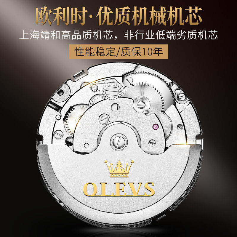 瑞士认证正品牌男士男全自动机械表 酩酊国产腕表