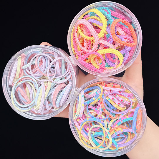 High elastic children's hair circles can be selected without wrapping hair