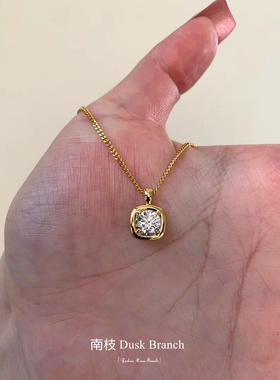 韩版复古风超闪项链女