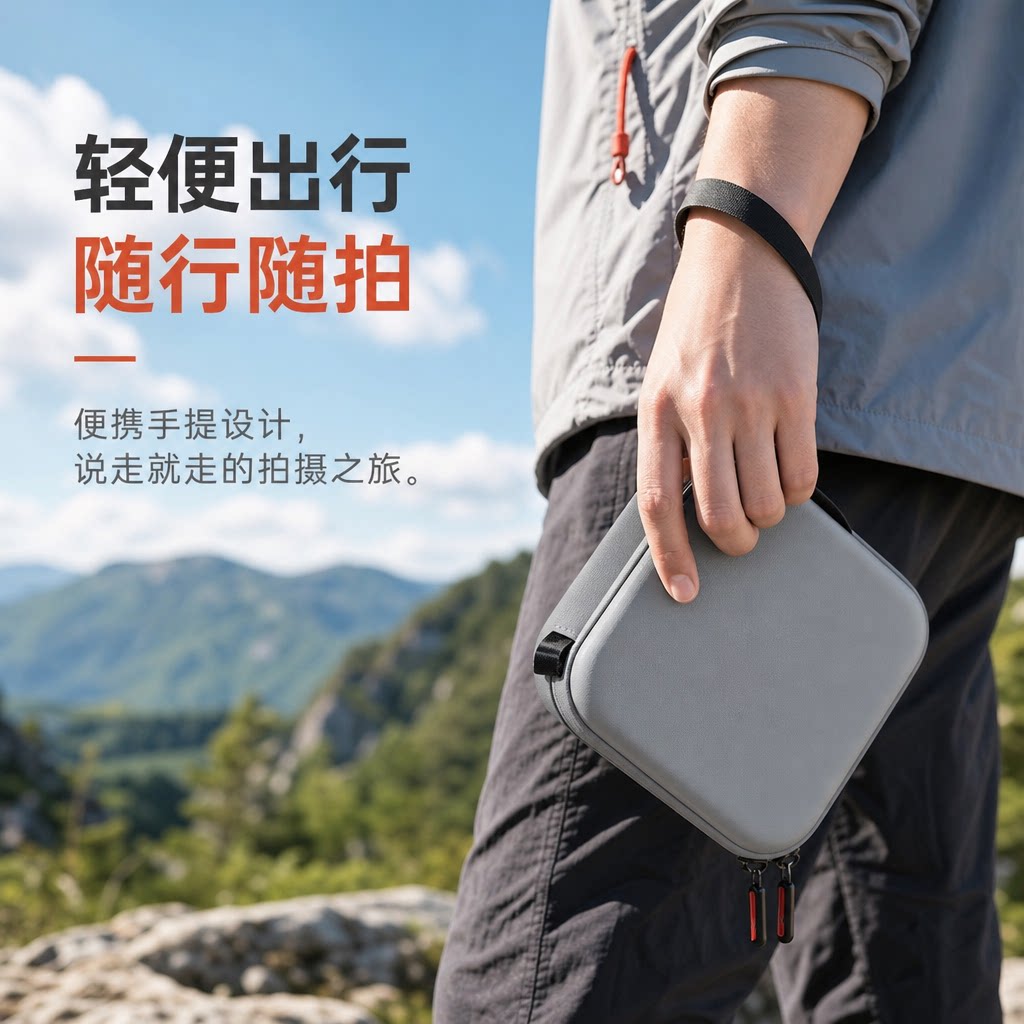 Quickly and freely applicable DJI NANO storage bag