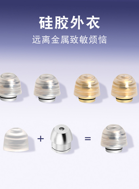 拉不掉的耳堵耳钉后塞防掉超紧固定扣耳托睡觉不用摘配件耳帽耳扣