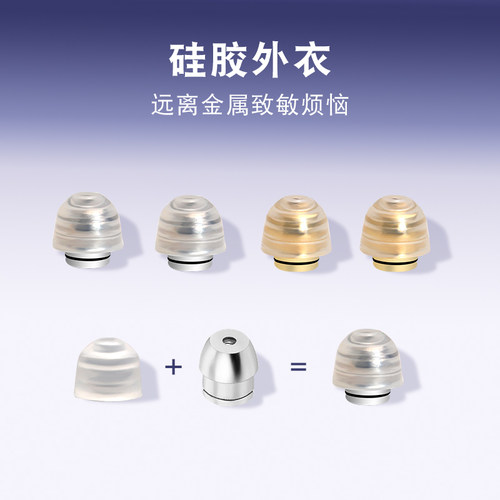 拉不掉的耳堵耳钉后塞防掉超紧固定扣耳托睡觉不用摘配件耳帽耳扣 - 图1