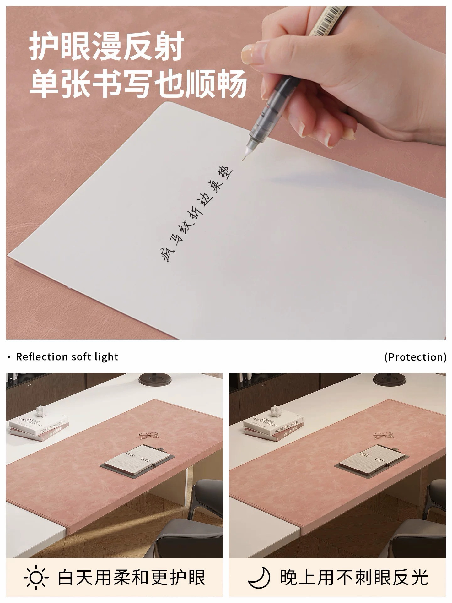 Folded wrist pad desk pad desk pad laptop computer desktop pad extra large mouse pad buckle hanging side pad