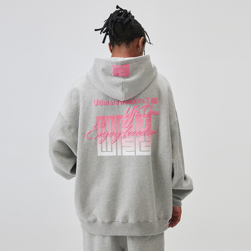 ufz「九叠篆国潮官印」渐变卫衣 ufz卫衣