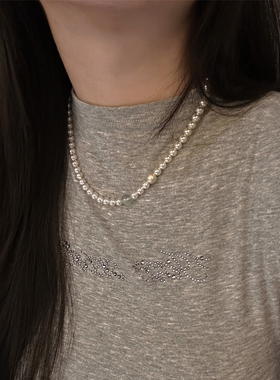 珍珠项链女2025新款项链高级感轻奢小众颈链原创设计手工串珠项链