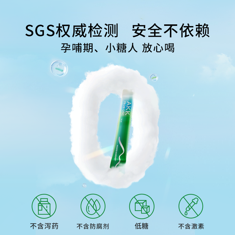 百草园akk益生菌成人呵护调理肠胃肠道便秘官方升级版肠道益生菌