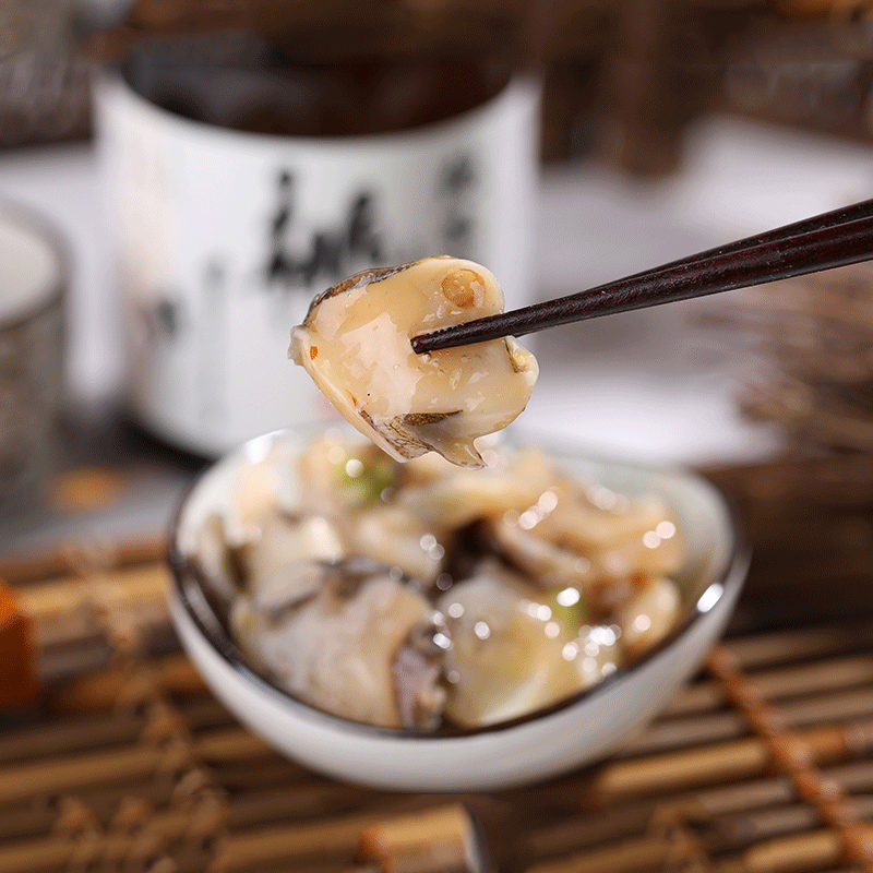 【3盒装】芥末海螺片即食日料芥末螺片大海螺肉芥末海螺肉即食 - 图0