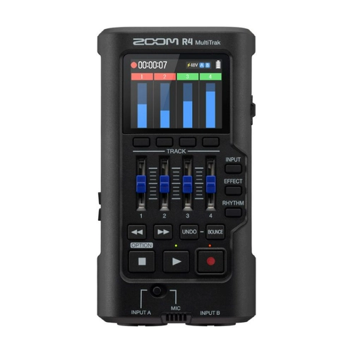 ZOOM Tropu R4 MultiTrak 32 -bit -плавающая точка -рекордер Audio Interface Musical Musical Music Recorder