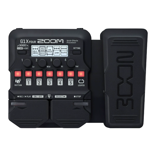 ZOOM Эффект G1X G2X четыре G3XN G5 Electric Guitar Emploscientable Effect с моделированием Drum Machine