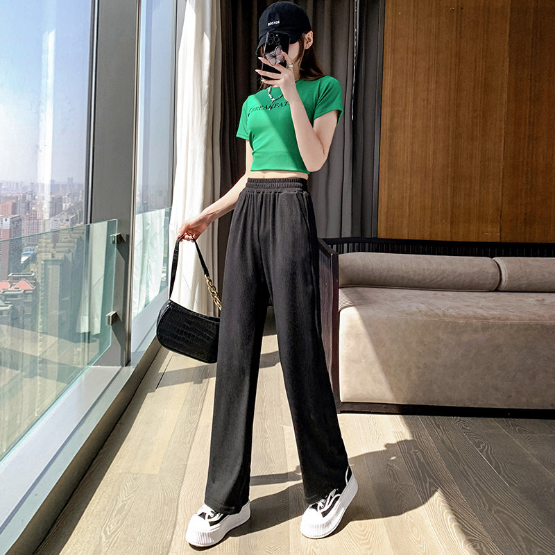  纤织桐话休闲裤