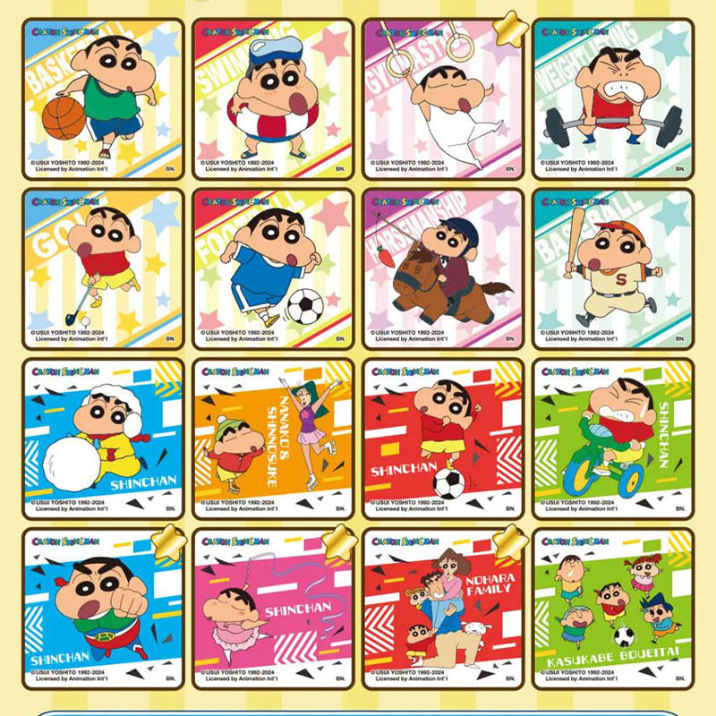 【特价包邮】万代 蜡笔小新巧克比 鳄鱼山巧克比小新原版贴纸周边,淘宝优惠券,粉丝福利购,淘宝优惠卷