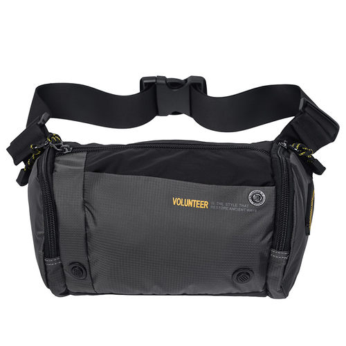 华朗迪尔男士斜挎包胸包男挎包男单肩包男户外手机包包运动腰包男 - 图0