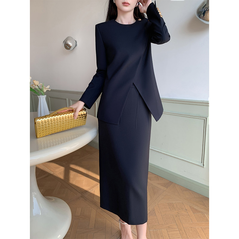 休闲西装套装女2025新款秋冬款长袖高级感气质职业高端西服套裙,淘宝优惠券,粉丝福利购,淘宝优惠卷