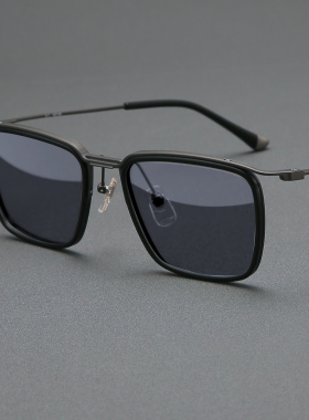 木川纯钛近视墨镜男款偏光太阳镜