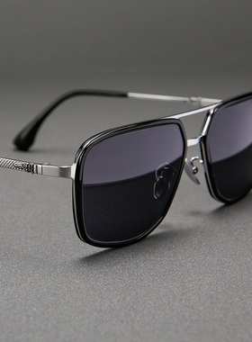 木川150MM近视墨镜男士双梁纯钛