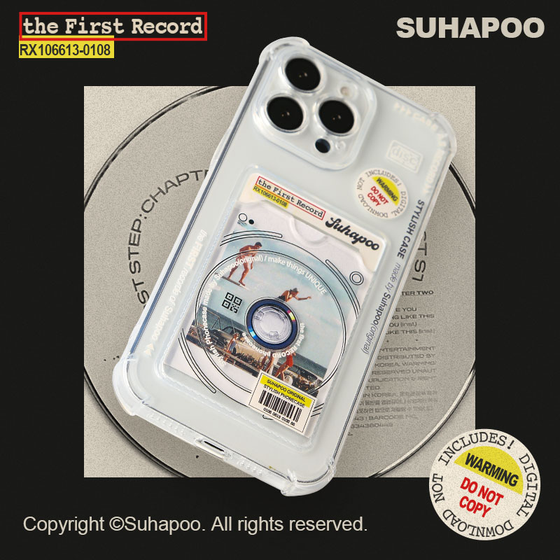 suhapoo壳内策展 CD卡包手机壳iphone17promax苹果16透明13照片15ins风xr14plus全包美式复古小众,淘宝优惠券,粉丝福利购,淘宝优惠卷