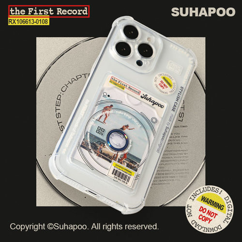 suhapoo壳内策展 CD卡包手机壳iphone17promax苹果16透明13照片15ins风xr14plus全包美式复古小众 - 图1