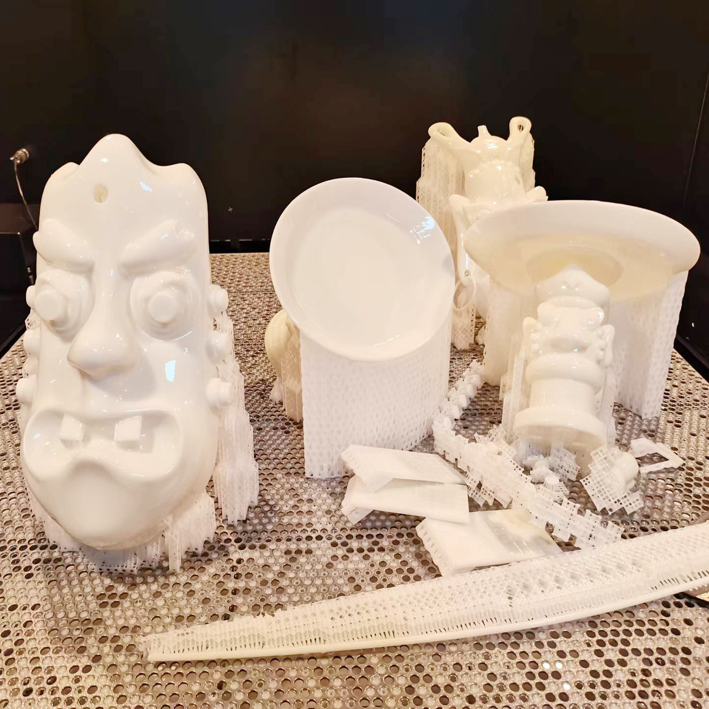 3d打印软胶硅胶橡胶tpu小批量复模sls打印服务高精度树脂手板定制 - 图1