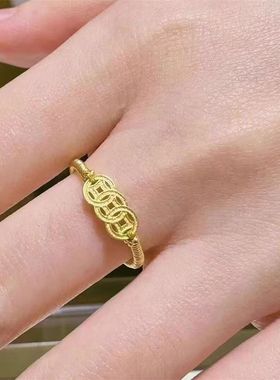 2025新款爆款招财进宝活口戒指