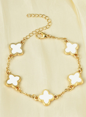 2025爆款幸运四叶草手链