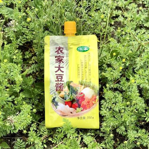 佐家农家大豆酱350g*5袋老式东北大酱农家酱臭大酱笨酱黄豆酱蘸酱 - 图1