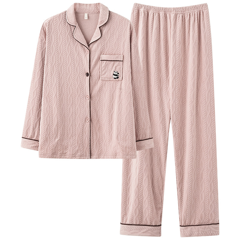 浪莎海岛绒情侣睡衣秋冬季加厚保暖高级感可外穿珊瑚绒家居服套装,淘宝优惠券,粉丝福利购,淘宝优惠卷