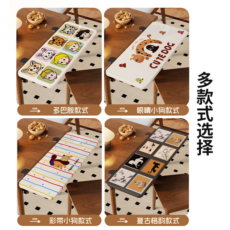 家用桌面延长板扩展神器餐桌台面延伸板加宽收纳架电脑桌键盘托架 - 图3