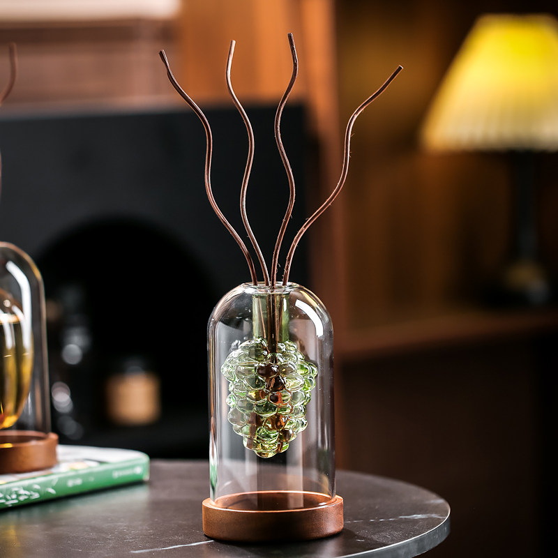 复古无火香薰瓶子高颜值家用室内藤条香氛精油扩香器空瓶玻璃摆件,淘宝优惠券,粉丝福利购,淘宝优惠卷