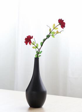 现代简约仿真假花ins家居饰品陶瓷花瓶水培插花花器台面摆件